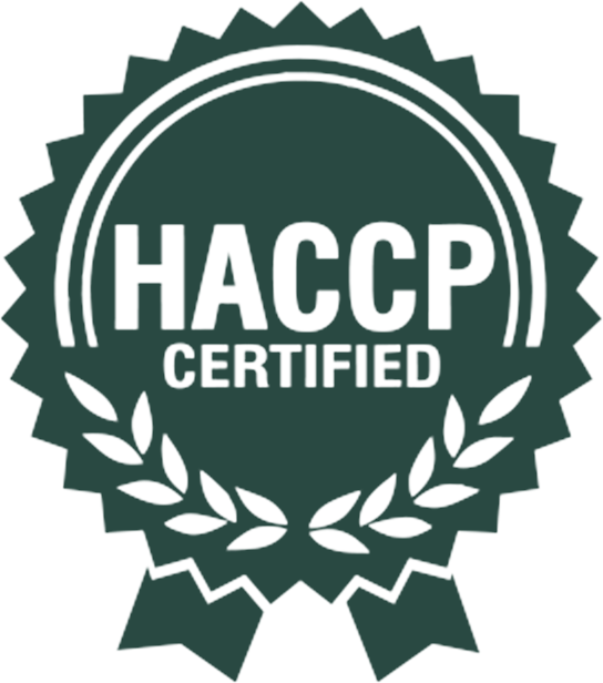 HACCP certified HACCP certified…